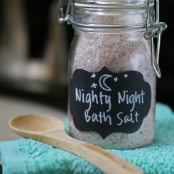 Nighty-Night DIY Bath Salt Recipe