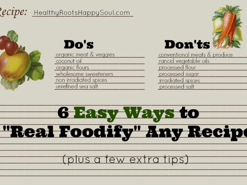 real foodify recipe