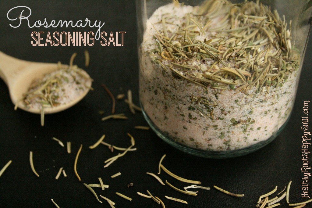 Homemade Rosemary Seasoning Salt (made with homemade Italian Seasoning!)