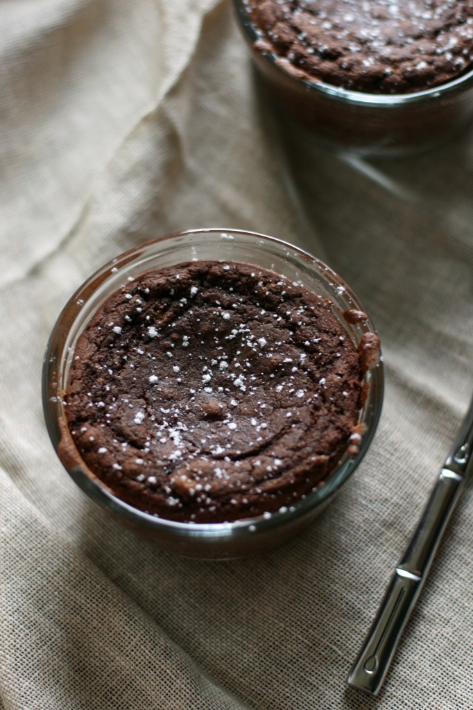 An allergy-friendly chocolate cake baked in individual portions. Gluten, dairy and refined sugar free!