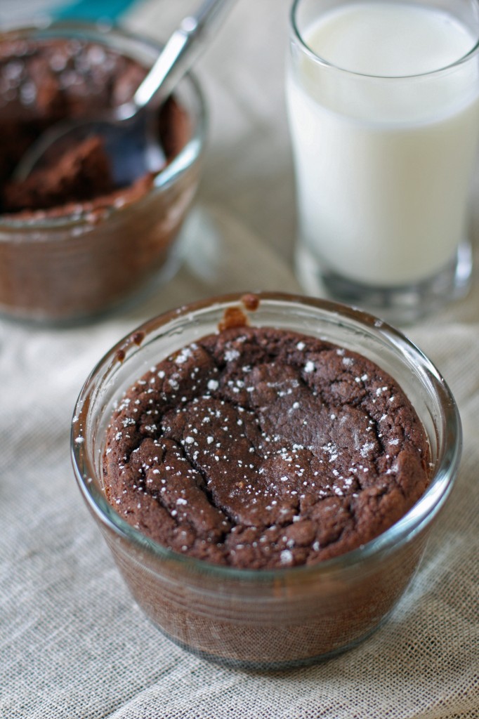 An allergy-friendly chocolate cake baked in individual portions. Gluten, dairy and refined sugar free!