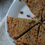 The almond flour in these gluten-free apple cinnamon scones make it dense but the vanilla coconut sugar, cinnamon and applesauce really round out the flavors.