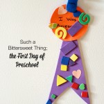 The first day of preschool is such a bittersweet thing. Here's the story of a Mama's first time dealing with all the emotions the first day of school brings