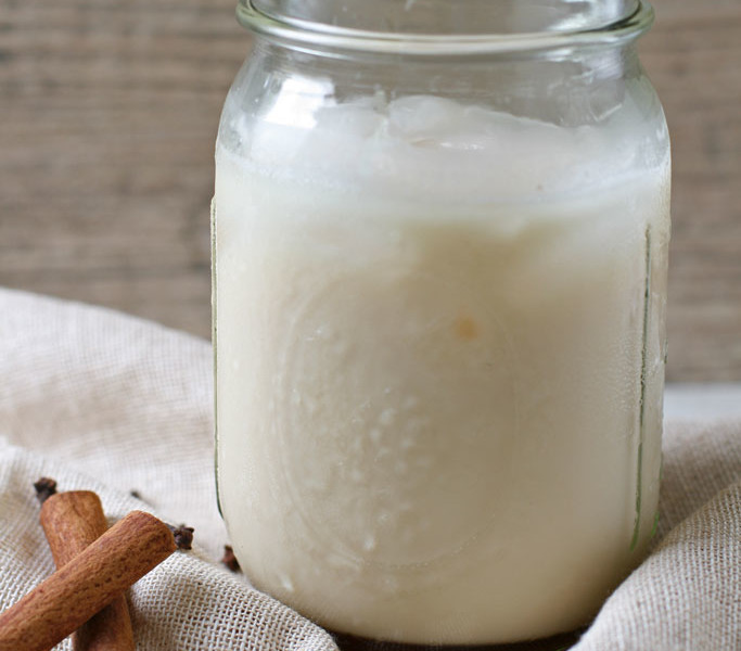 Move over Starbucks. Here's a dairy-free iced chai tea latte that doesn't make you go broke and is perfectly sweetened with real maple syrup.