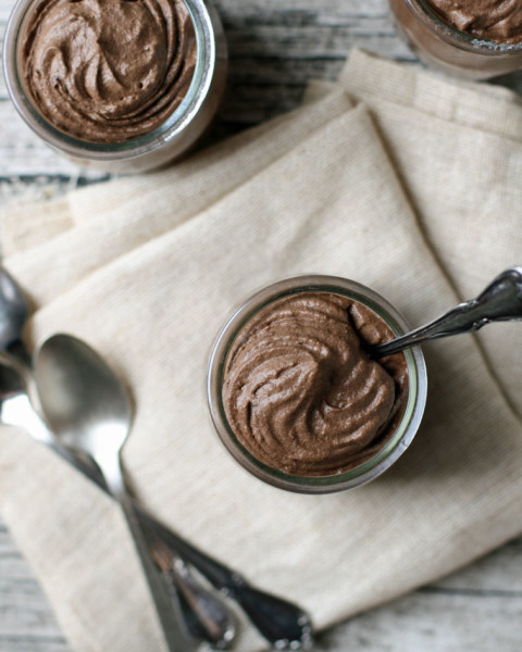 A creamy, fluffy, dairy-free chocolate mousse that can be made in 10 minutes and has a healthy ingredient you'd never know was there!