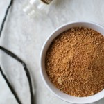 A healthier version of normal vanilla sugar; this recipe uses mineral-rich coconut sugar to create a delicious sugar for baked goods. Makes a cute gift too.