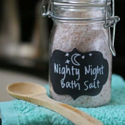 Nighty-Night DIY Bath Salt Recipe