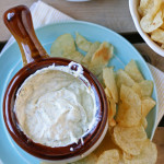 This real food style homemade french onion dip is packed full of flavor without any maltodextrin, MSG, or other junk. Super easy to make & a great gift too!