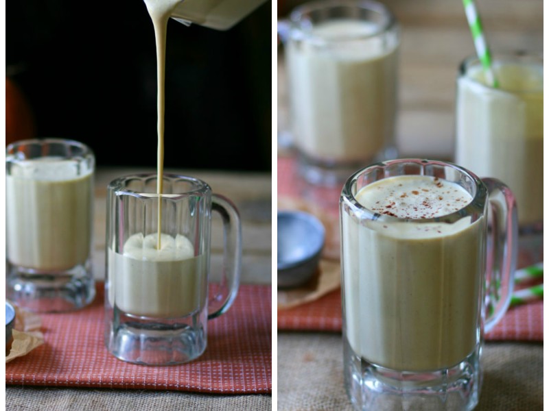 Slow down time for a little and take a moment to enjoy this dairy-free pumpkin milkshake made with fresh, pureed pumpkin and the perfect amount of spice.