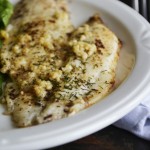 What is the perfect baked flounder recipe? Aromatic garlic, mild dill, and sweet browned butter. Yep -- perfect, tasty, AND easy.