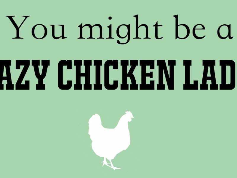 Are you wondering if you've crossed over to that "crazy chicken lady" status? Here are 28 sure tell signs you are indeed "that" person... which is honestly not a bad thing at all!