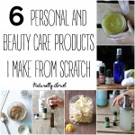 I don't make my own cleaning products from scratch but I want to share with you the 6 personal & beauty care products I've found worth making from scratch.