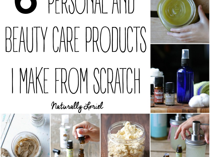 I don't make my own cleaning products from scratch but I want to share with you the 6 personal & beauty care products I've found worth making from scratch.